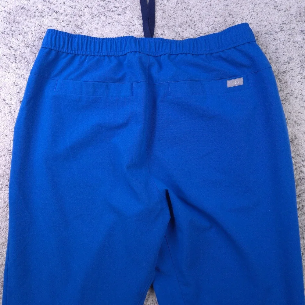 Figs Scrub Pants Mens Large Tansen Jogger Blue 2436 Royal Scrubs Bottom Medical